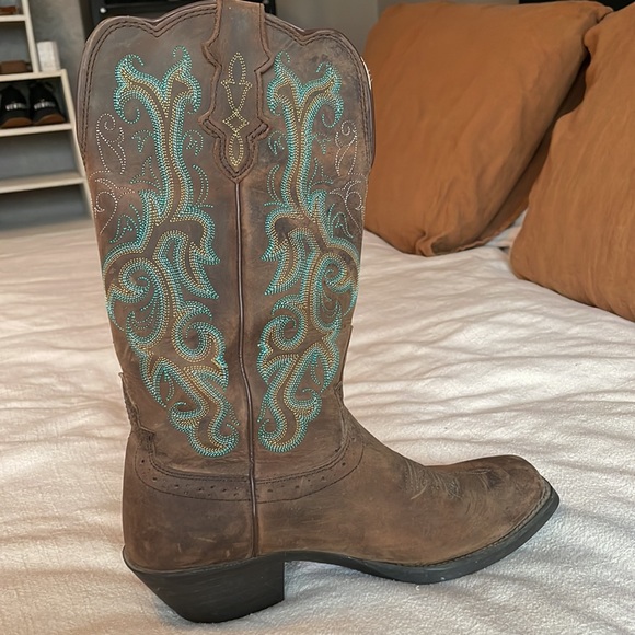 Justin Cowboy boots - size 7 - Picture 4 of 8